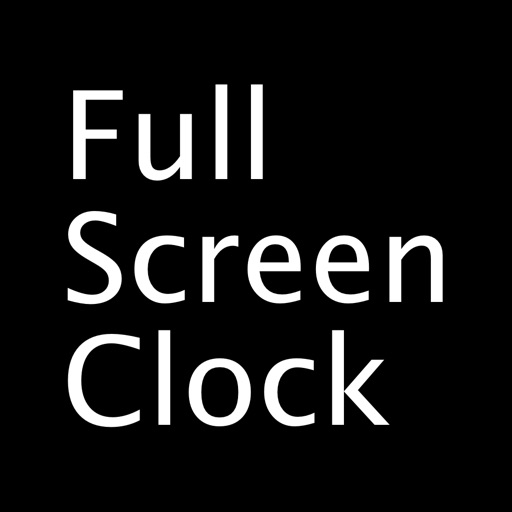 Fullscreen Clock